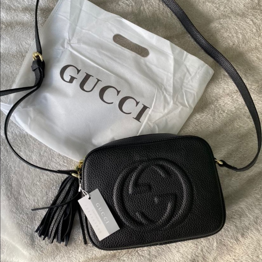 R-E-P Black Gucci Soho crossbody